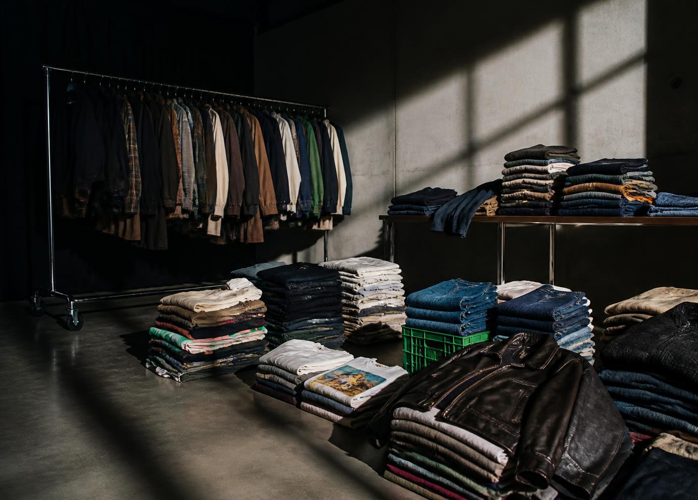 A collection of items ready to sell