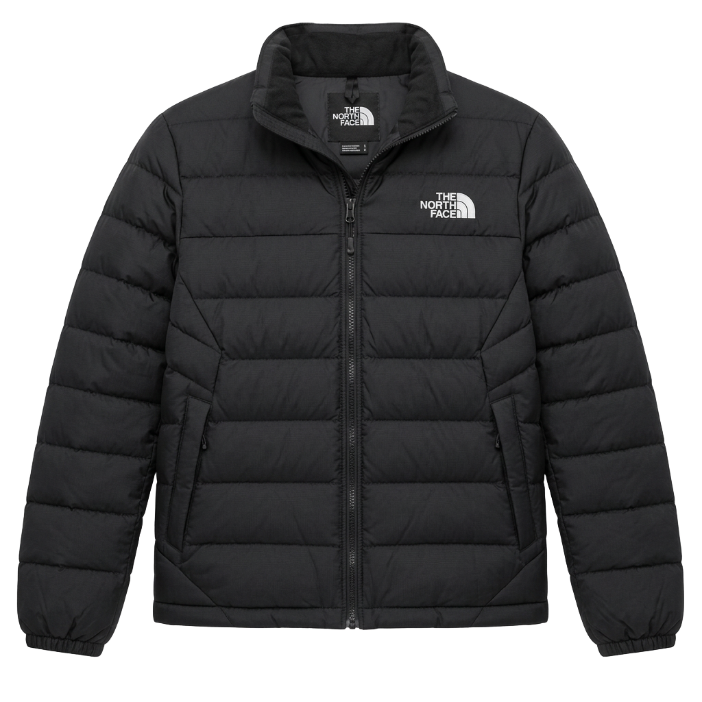 Black North Face puffer jacket